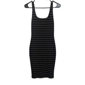 Cotton On Bodycon Form Fitting Tank Top Dress Womens XS Stripe Dress Casual